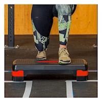 Base Fitness Ajustable Rojo para Rutinas de Cardio Y+Regalo Sticker